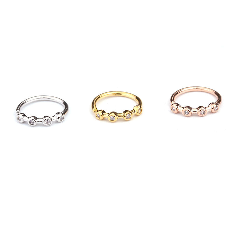 Nose Piercing Body Jewelry Ring Tiny Flower Helix