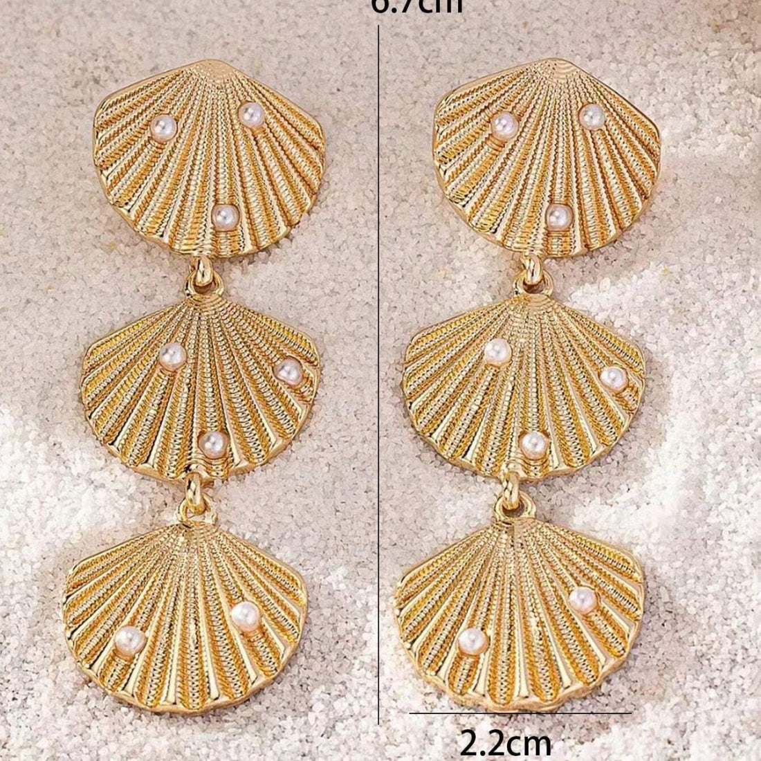 Metal Shell Artistic Minimalist Ear Cuff